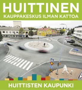 Huittinen kauppakeskus ilman kattoa